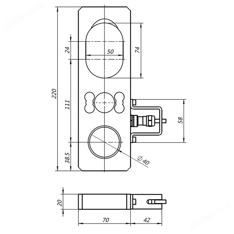 NTJL-7T爬架重力传感器
