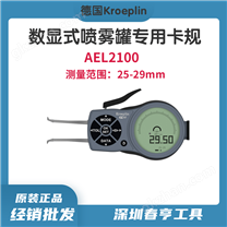 德國 Kroeplin數顯式噴霧罐專用卡規AEL2100